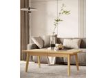 Couchtisch Woodman "Nice", Braun (Eiche), B:120Cm H:45Cm T:60Cm, Tische, Couchtisch, Breite 120 Cm, Mit 2 Schubladen, Echtholzffurnier Aus Eiche, FSC