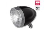 Faro Lynx Led Retrò Per Bicicletta Luce Anteriore 11 Lux, Nero, Senza Fili, Batterie Incluse