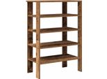 Vidaxl Portascarpe Effetto Legno Vecchio 61X32X87,5 Cm Materiale A Base Di Legno