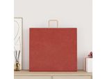 Vidaxl Sacchetti Di Carta 250 Pezzi Con Manici Rossi 54X15X49 Cm