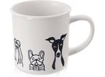 Tazza In Ceramica Cani Bianchi 500 Ml