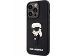 Karl Lagerfeld Klhcp14X3Drkink Custodia Rigida In Gomma Ikonik 3D Per Iphone 14Pro Max 6.7 Czarny/Nero
