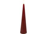 Countryfield Led Candela Giocattolo Rosso Rustico 25Cm Decorazione