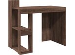 Vidaxl Scrivania Marrone Effetto Rovere 103,5X56,5X94 Cm Materiale A Base Di Legno