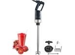 Frullatore Elettrico A Mano 750 W - Frullatore A Mano Ad Alte Prestazioni Con Velocità Regolabile - Frullatore Multiuso In Acciaio Inox 855 Mm - Asta Di Agitazione Staccabile - Incl. Gancio Da Parete E Testa Della Lama Di Ricambio