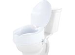 Rialzo Per Sedile Del Water - Rialzo Universale Per Sedile Del Water Da 15 Cm - Portata 136 Kg - Blocco A Vite - Con Sedile Del Water - Per Anziani, Disabili, Pazienti, Donne In Gravidanza - Bianco