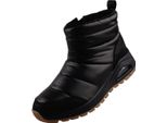 Skechers Uno Rugged Puffer Daze Stivaletto Da Donna Nero