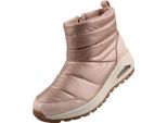 Skechers Uno Rugged Puffer Daze - Stivaletto Da Donna Oro Rosa