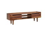 Kadima Design Massivholz-Lowboard FüR 60-Zoll Tv, Sheesham, Stauraum, Schutzlackversiegelung