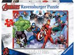 Ravensburger, Puzzle Gigante Da Pavimento Marvel Avengers Da 125 Pezzi In Cartone Resistente, Colorato