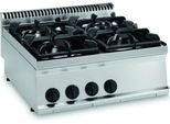 Cucina A Gas Kbs 19,5Kw 4 Bruciatori Da Tavolo 700X700X280Mm 2X 4,5, 1X 7,2, 1 X 3,3 Kw