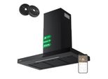 Ciarra A+++ 650 M³/H Cofano Aspirante 90Cm Cofano A Parete Wifi +App & Touch Control Boost VMB9102