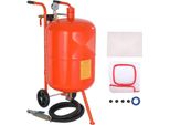 Sabbiatrice - Sabbiatrice Mobile Da 75,7 L - Tubo Flessibile Di Lavoro Da 244 Cm - Pressione Di Lavoro Della Sabbiatrice 60-110 Psi - Rimuove Ruggine, Vernice, Macchie E Lucida Grandi Superfici