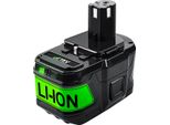Batteria Di Ricambio Ryobi 18V, Disponibile In 6000Mah E 9000Mah, Tecnologia Li-Ion, 1 Pezzo 9,0 Ah