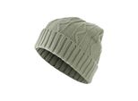 Cappello Invernale Da Uomo Urban Classics Beanie Cable Flap Grigio - Uni