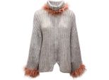 O0118 Cardigan Donna Pho Firenze Woman Full-Zip Paillettes Sweater
