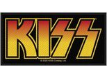 Kiss - Taglia Standard - Patch - Logo In Poliestere RO3557 (Taglia Unica) (Nero/Giallo)