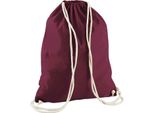 Westford Mill - Borsa Da Ginnastica, Cotone RW9129 (Taglia Unica) (Rosso Borgogna)