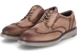 Bullboxer Scarpe Basse Uomo Marrone Scamosciato Budapester Modello Perforato Dimensioni: 41