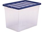 Fellowes 100135773 Fellowes Storage Box Bankers Box, 64 Litri, Trasparente