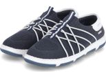 Rieker Donna Scarpe Sportive Slip-On Blu Scuro Bianco Tessile Sinteticotaglia:37