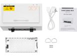 Sterilizzatore A Calore Secco 300W, Temperatura Regolabile 50-200°C, Dimensioni Compatte 31X20,5X17,5 Cm, Bianco