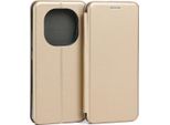 Etui Beline Book Magnetic Xiaomi Redmi Note 14 Pro Plus 5G ZłOty/Gold