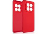 Etui Beline Silicone Do Xiaomi Redmi Note 14 Pro Plus 5G Czerwony