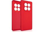 Etui Beline Silicone Do Xiaomi Redmi Note 14 Pro 5G Czerwony