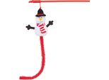 Trixie Xmas Gioco Canna Da Pesca Pupazzo Di Neve