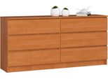 Akord Credenza 6 Cassetti Olcha 160X40X77 Cm