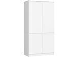 Akord Armadio 4 Ante Bianco 90X51X180 Cm