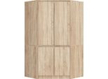Akord Armadio Angolare 4 Ante Rovere Sonoma 100X50X180 Cm