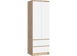 Akord Armadio Star Rovere Sonoma/Bianco 60X51X180 Cm