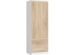Akord Armadio Star Bianco/Rovere Sonoma 60X51X180 Cm