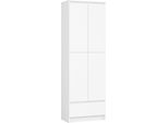 Akord Libreria Chiusa Bianca 60X35X180 Cm
