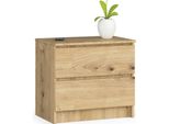 Kommod K60 2 Cassetti Rovere Artisan Clp Pk