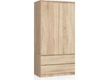Akord Armadio In Rovere Sonoma 90X51X180 Cm