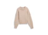 Tom Tailor Denim Damen Oversize Strickpullover, Beige, Meliert, Gr. Xs