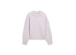 Tom Tailor Denim Damen Oversize Strickpullover, Lila, Meliert, Gr. S