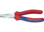 Knipex 20 05 160 Workshop Flat Nose Pliers Straight Chromium-Vanadium Electric Furnace Steel 160 Mm