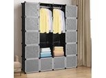 Yakimz Guardaroba Armadi Per Bambini Scaffale Bagno Scarpiera Fai Da Te Armadio Stabile 20 Cubi Bianco