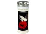Candela Commemorativa Jeka 215X75Mm M26 Rose/Engel, 7 Giorni