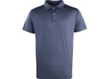 Polo Premier Unisex Coolchecker RW1110 (Xlarge) (Marineblau)