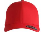 Yupoong Flexfit Unisex Delta Cap Impermeabile (2 Pezzi/Confezione) RW6765 (S/M) (Rosso)