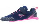 Kangaroos Kq-Fleet Ii Ev Scarpa Con Velcro Da Bambina In Blu, Misura 33