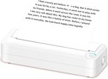 A4 Tragbarer Drucker Bluetooth Thermodrucker, tintenloser Thermopapierdrucker 8,26'' x 11,69'', 200DPI, er OCR-Textextraktions-App-Drucker