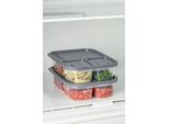 Hermia Concept, 2Lidkdrtgn1 - 15 - Antracite, Set Di Contenitori (2 Pezzi), Antracite, 100 % Plastica, 15 X 24 X 5 Cm