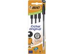 Bic 516834 Bic Cristal Original, Assortiti, Confezione Da 4 Pezzi