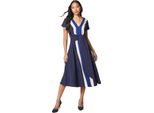 Principles - Cintura In Tessuto Per Abito Midi Da Donna DH7817 (38 It) (Blu)